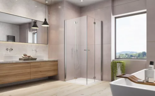Zuhanykabin, Radaway Eos KDD B szögletes zuhanykabin 100x80 átlátszó
