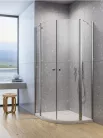 Zuhanykabin, Radaway Eos PDD II íves zuhanykabin 80x100 átlátszó