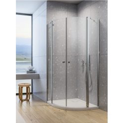   Zuhanykabin, Radaway Eos PDD II íves zuhanykabin 100x80 átlátszó