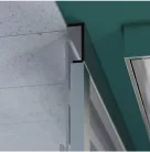 Zuhanykabin, Radaway Projecta A íves zuhanykabin 80x80 átlátszó