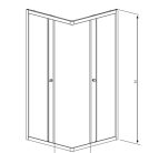 Zuhanykabin, Radaway Projecta C szögletes zuhanykabin 90x90 átlátszó