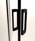 Zuhanykabin, Radaway Premium Pro Black PDD íves fekete zuhanykabin 80Bx100J