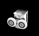 Zuhanykabin, Radaway Premium Pro KDJ szögletes zuhanykabin 110x70 átlátszó jobbos