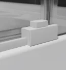 Zuhanykabin, Radaway Idea White KDD szögletes fehér zuhanykabin 70x75 átlátszó