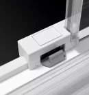 Zuhanykabin, Radaway Idea White KDD szögletes fehér zuhanykabin 75x100 átlátszó