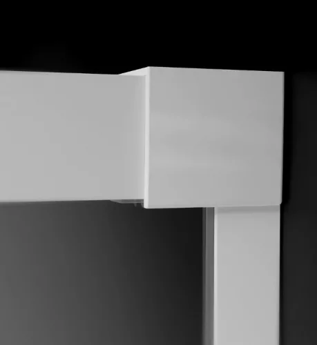 Zuhanykabin, Radaway Idea White KDD szögletes fehér zuhanykabin 80x110 átlátszó