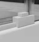 Zuhanykabin, Radaway Idea White KDJ szögletes fehér zuhanykabin 110x110 átlátszó jobbos