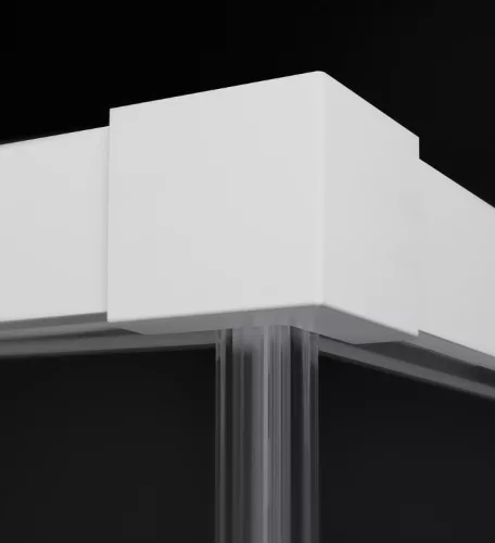 Zuhanykabin, Radaway Idea White KDJ szögletes fehér zuhanykabin 120x75 átlátszó balos