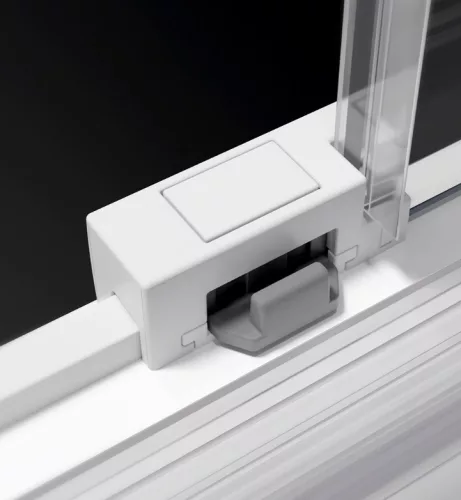Zuhanykabin, Radaway Idea White KDJ szögletes fehér zuhanykabin 120x100 átlátszó balos