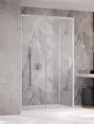 Zuhanykabin, Radaway Idea White KDJ szögletes fehér zuhanykabin 140x90 átlátszó balos
