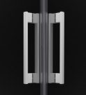Zuhanykabin, Radaway Idea White KDJ szögletes fehér zuhanykabin 160x100 átlátszó balos
