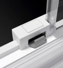 Zuhanykabin, Radaway Idea White KDJ szögletes fehér zuhanykabin 160x100 átlátszó balos