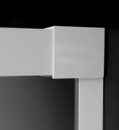 Zuhanykabin, Radaway Idea White KDJ szögletes fehér zuhanykabin 160x75 átlátszó jobbos