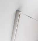 Zuhanykabin, Radaway Furo Brushed Nickel KDJ szögletes zuhanykabin 100x75 átlátszó jobbos
