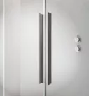 Zuhanykabin, Radaway Furo Brushed Nickel KDJ szögletes zuhanykabin 120x110 átlátszó balos