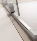 Zuhanykabin, Radaway Furo Brushed Nickel KDJ szögletes zuhanykabin 160x90 átlátszó jobbos