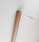 Zuhanykabin, Radaway Furo Brushed Copper KDJ szögletes zuhanykabin 110x110 átlátszó balos