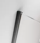 Zuhanykabin, Radaway Furo Brushed GunMetal KDJ szögletes zuhanykabin 90x80 átlátszó balos