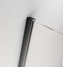 Zuhanykabin, Radaway Furo Brushed GunMetal KDJ szögletes zuhanykabin 90x80 átlátszó jobbos