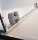 Zuhanykabin, Radaway Furo Brushed GunMetal KDJ szögletes zuhanykabin 90x80 átlátszó jobbos