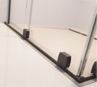 Zuhanykabin, Radaway Furo Brushed GunMetal KDJ szögletes zuhanykabin 90x80 átlátszó jobbos