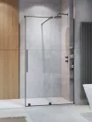 Zuhanykabin, Radaway Furo Brushed GunMetal KDJ szögletes zuhanykabin 110x120 átlátszó balos