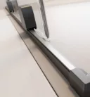 Zuhanykabin, Radaway Furo Brushed GunMetal KDJ szögletes zuhanykabin 120x70 átlátszó balos