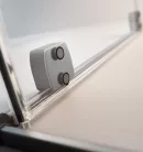 Zuhanykabin, Radaway Furo Brushed GunMetal KDJ szögletes zuhanykabin 120x110 átlátszó jobbos