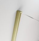 Zuhanykabin, Radaway Furo Brushed Gold KDD szögletes zuhanykabin 90x110 átlátszó