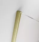 Zuhanykabin, Radaway Furo Brushed Gold KDD szögletes zuhanykabin 100x110 átlátszó