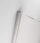 Zuhanykabin, Radaway Furo Brushed Nickel KDD szögletes zuhanykabin 80x80 átlátszó