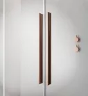 Zuhanykabin, Radaway Furo Brushed Copper KDD szögletes zuhanykabin 90x80 átlátszó