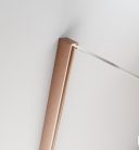 Zuhanykabin, Radaway Furo Brushed Copper KDD szögletes zuhanykabin 100x110 átlátszó