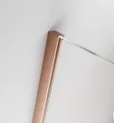 Zuhanykabin, Radaway Furo Brushed Copper KDD szögletes zuhanykabin 110x90 átlátszó