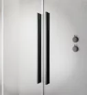 Zuhanykabin, Radaway Furo Brushed GunMetal KDD szögletes zuhanykabin 80x90 átlátszó