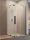 Zuhanykabin, Radaway Furo Brushed GunMetal KDD szögletes zuhanykabin 100x80 átlátszó