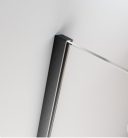 Zuhanykabin, Radaway Furo Brushed GunMetal KDD szögletes zuhanykabin 100x80 átlátszó
