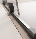 Zuhanykabin, Radaway Furo Brushed GunMetal KDD szögletes zuhanykabin 100x80 átlátszó
