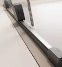 Zuhanykabin, Radaway Furo Brushed GunMetal KDD szögletes zuhanykabin 110x80 átlátszó