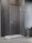 Zuhanykabin, Radaway Essenza Pro Brushed Nickel KDJ szögletes zuhanykabin 90x75 átlátszó jobbos