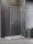 Zuhanykabin, Radaway Essenza Pro Brushed Nickel KDJ szögletes zuhanykabin 100x70 átlátszó jobbos