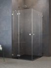 Zuhanykabin, Radaway Essenza Pro Brushed Nickel KDD szögletes zuhanykabin 80x90 átlátszó