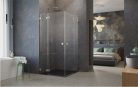 Zuhanykabin, Radaway Essenza Pro Brushed Nickel KDD szögletes zuhanykabin 80x90 átlátszó