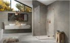 Zuhanykabin, Radaway Essenza Pro Brushed Copper KDD szögletes zuhanykabin 80x100 átlátszó