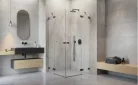 Zuhanykabin, Radaway Essenza Pro Brushed GunMetal KDD szögletes zuhanykabin 100x80 átlátszó