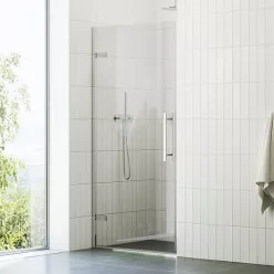   Zuhanyajtó, Ravak X0VV40A00Z1 Zuhanyajtó COSD1-80 króm + transparent