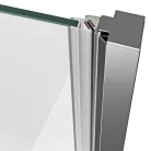 Zuhanyajtó, Ravak X0VV70A00Z1 Zuhanyajtó COSD1-90 króm + transparent
