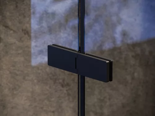 Zuhanyajtó, Ravak X0VVGC300Z1 Zuhanyajtó COSD2-120 fekete + transparent