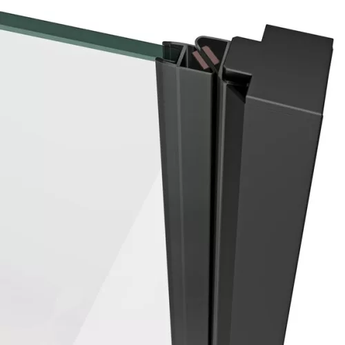 Zuhanyajtó, Ravak X0VVGC300Z1 Zuhanyajtó COSD2-120 fekete + transparent