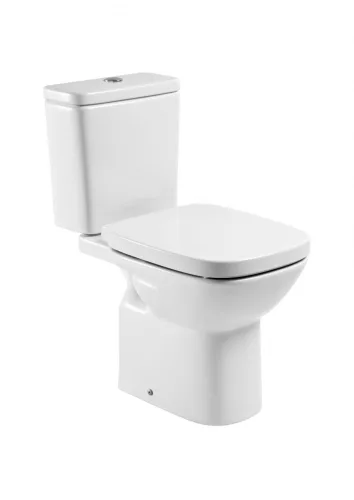 Öblítőtartály, Roca A341991000 Debba WC-tartály tetővel és kétgombos mechanizmussal, alső bekötés
